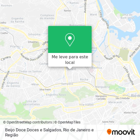 Beijo Doce Doces e Salgados mapa