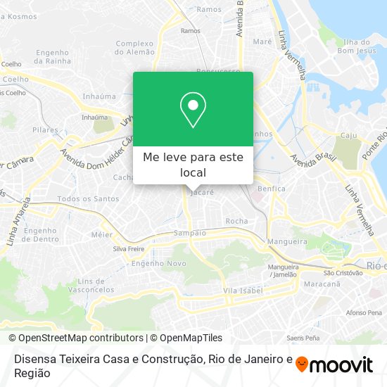 Disensa Teixeira Casa e Construção mapa