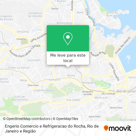 Engerio Comercio e Refrigeracao do Rocha mapa
