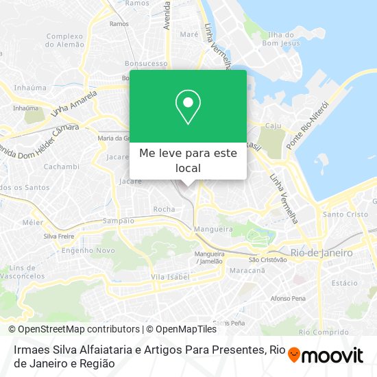 Irmaes Silva Alfaiataria e Artigos Para Presentes mapa