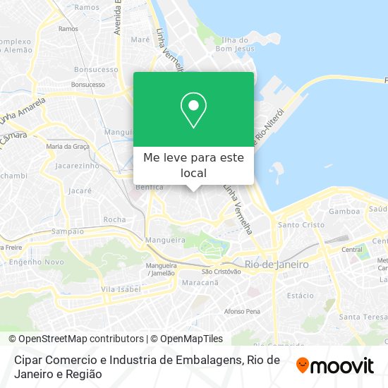 Cipar Comercio e Industria de Embalagens mapa