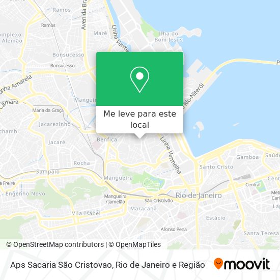 Aps Sacaria São Cristovao mapa