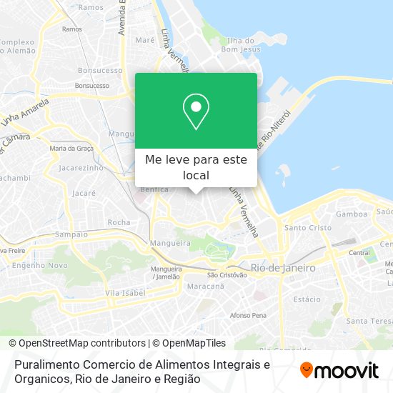Puralimento Comercio de Alimentos Integrais e Organicos mapa