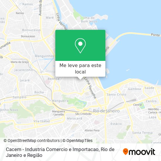 Cacem - Industria Comercio e Importacao mapa