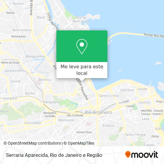 Serraria Aparecida mapa