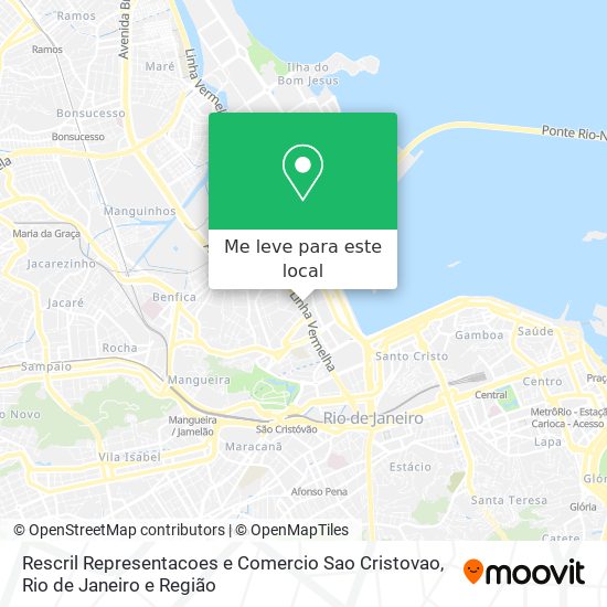 Rescril Representacoes e Comercio Sao Cristovao mapa