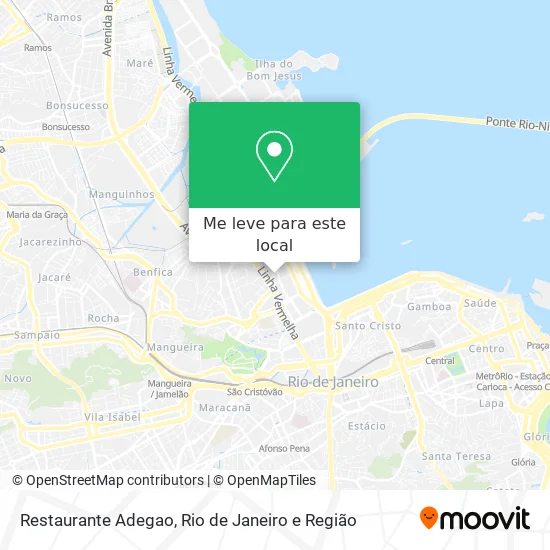 Restaurante Adegao mapa