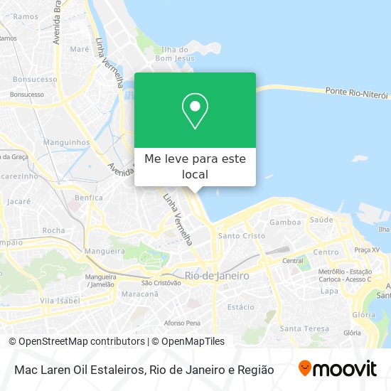 Mac Laren Oil Estaleiros mapa