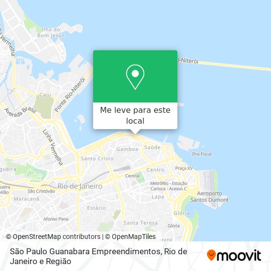 São Paulo Guanabara Empreendimentos mapa