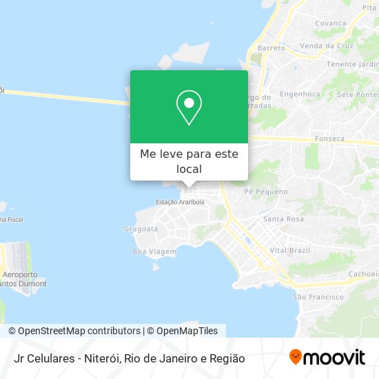 Jr Celulares - Niterói mapa