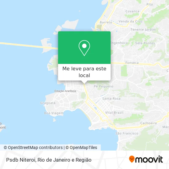 Psdb Niteroi mapa