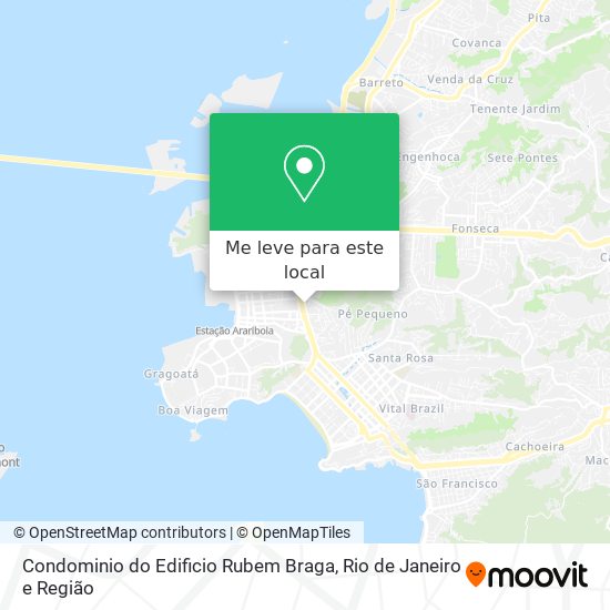 Condominio do Edificio Rubem Braga mapa
