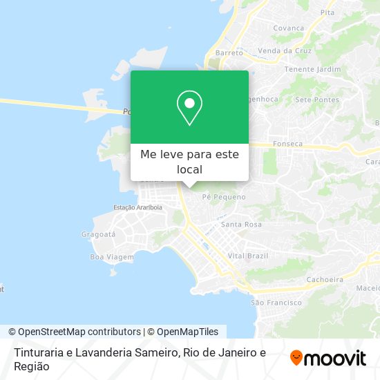 Tinturaria e Lavanderia Sameiro mapa