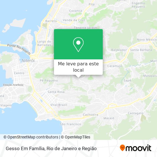 Gesso Em Família mapa