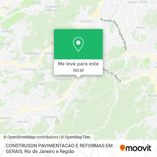CONSTRUSON PAVIMENTACAO E REFORMAS EM GERAIS mapa