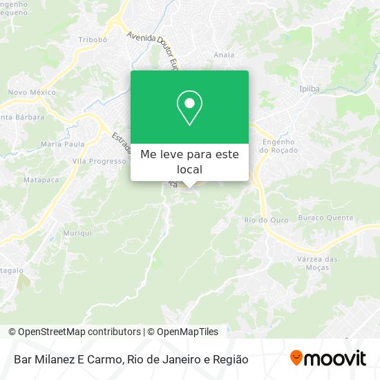 Bar Milanez E Carmo mapa