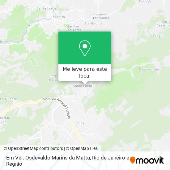 Em Ver. Osdevaldo Marins da Matta mapa