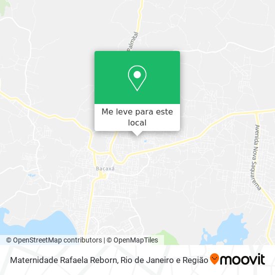 Maternidade Rafaela Reborn mapa