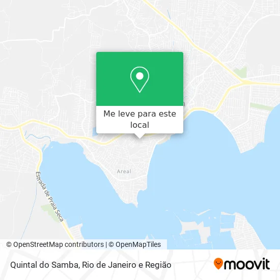 Quintal do Samba mapa