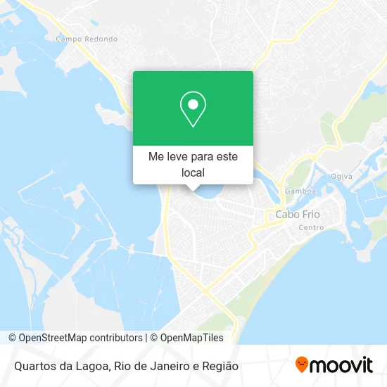 Quartos da Lagoa mapa