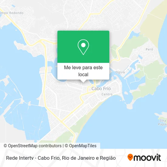 Rede Intertv - Cabo Frio mapa