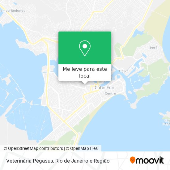 Veterinária Pégasus mapa