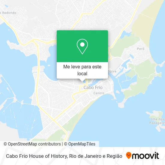 Cabo Frio House of History mapa