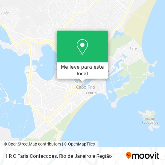I R C Faria Confeccoes mapa