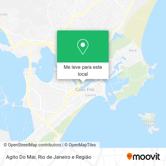 Agito Do Mar mapa