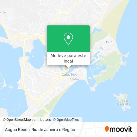 Acgua Beach mapa