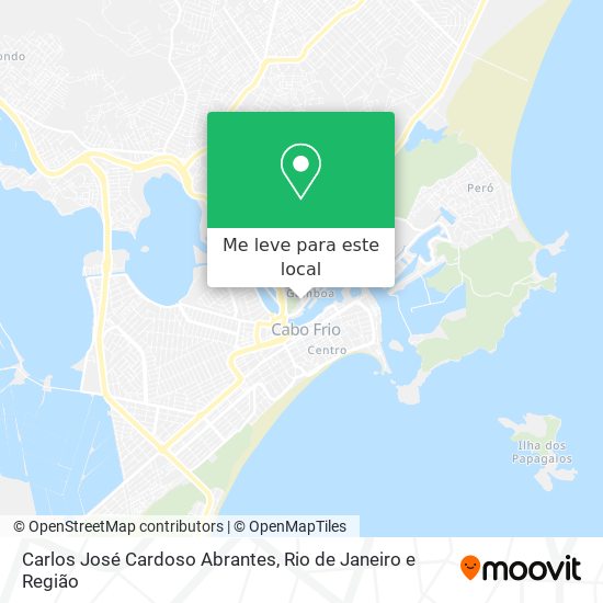 Carlos José Cardoso Abrantes mapa