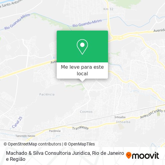Machado & Silva Consultoria Juridica mapa