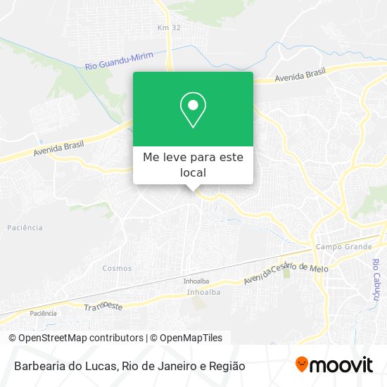 Barbearia do Lucas mapa
