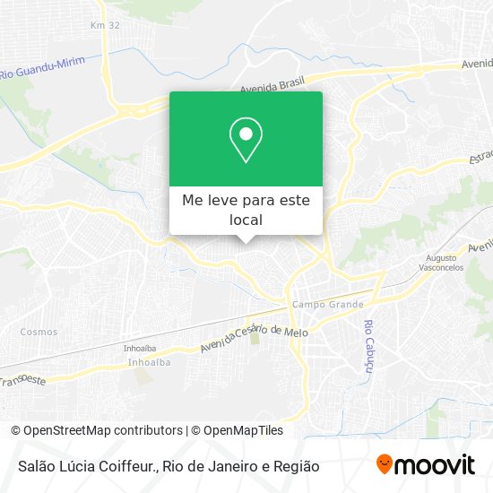 Salão Lúcia Coiffeur. mapa