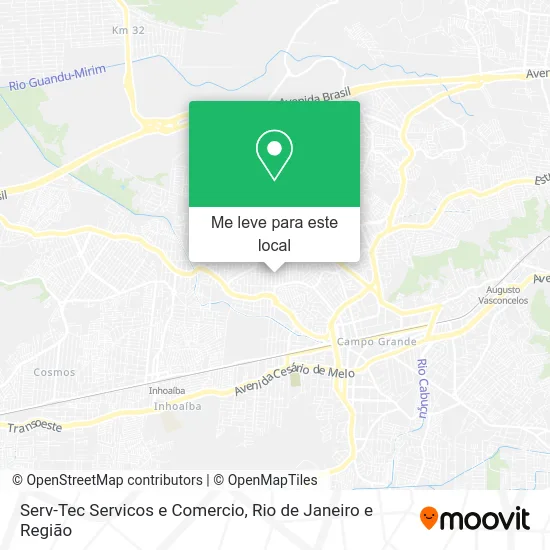 Serv-Tec Servicos e Comercio mapa