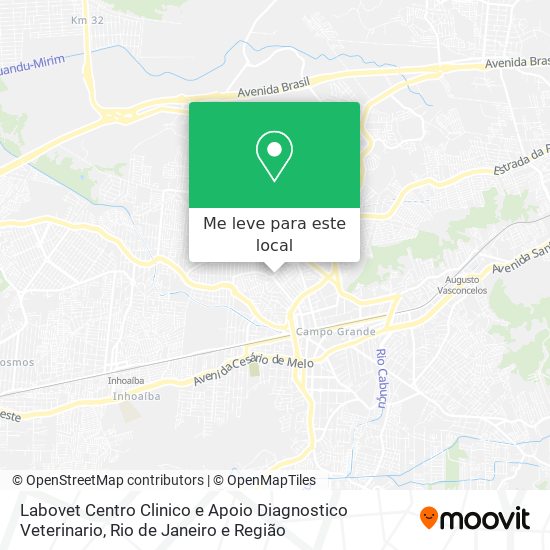 Labovet Centro Clinico e Apoio Diagnostico Veterinario mapa