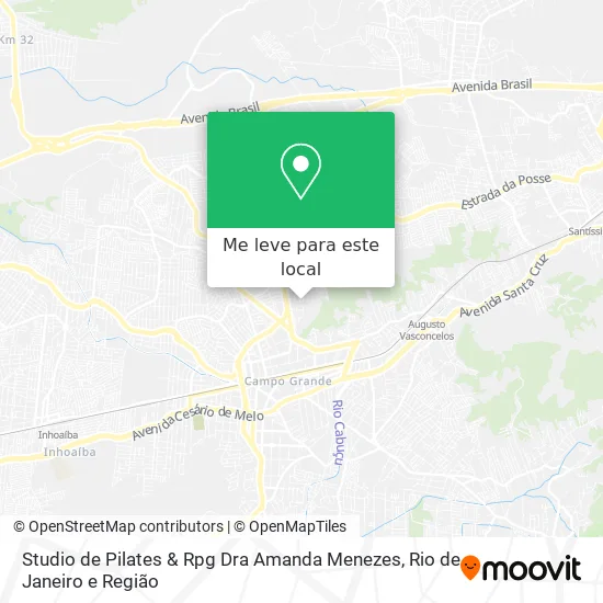 Studio de Pilates & Rpg Dra Amanda Menezes mapa