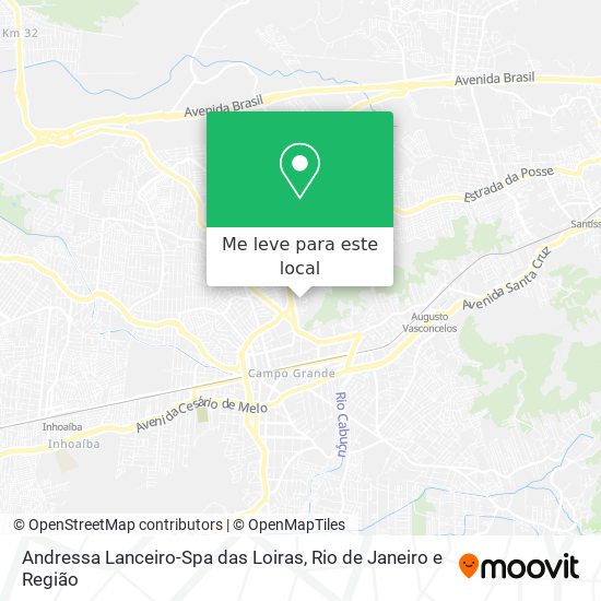 Andressa Lanceiro-Spa das Loiras mapa