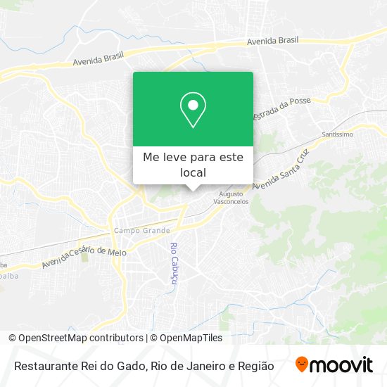 Restaurante Rei do Gado mapa
