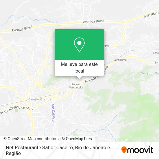 Net Restaurante Sabor Caseiro mapa