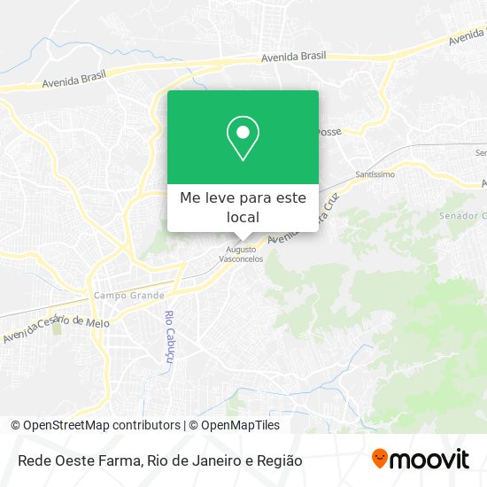 Rede Oeste Farma mapa