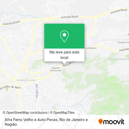 Afra Ferro Velho e Auto Pecas mapa