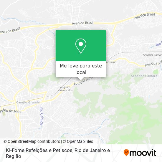 Ki-Fome Refeições e Petiscos mapa