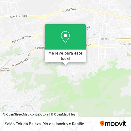 Salão Tok da Beleza mapa