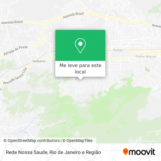 Rede Nossa Saude mapa