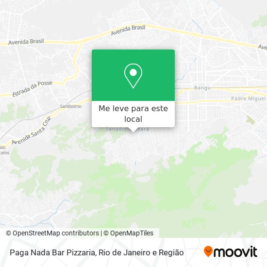 Paga Nada Bar Pizzaria mapa