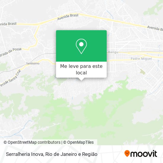 Serralheria Inova mapa