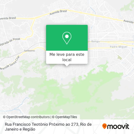 Rua Francisco Teotônio Próximo ao 273 mapa