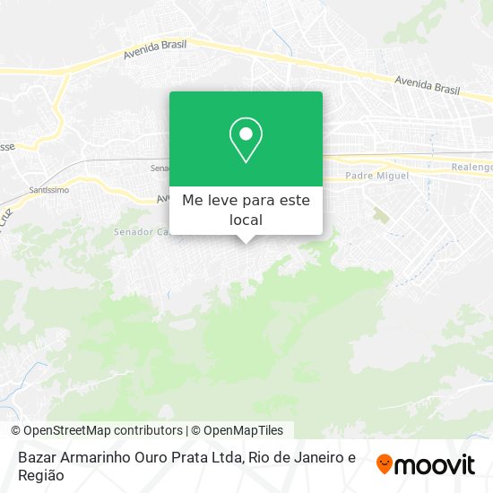 Bazar Armarinho Ouro Prata Ltda mapa