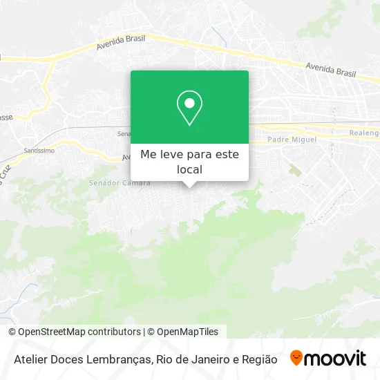 Atelier Doces Lembranças mapa